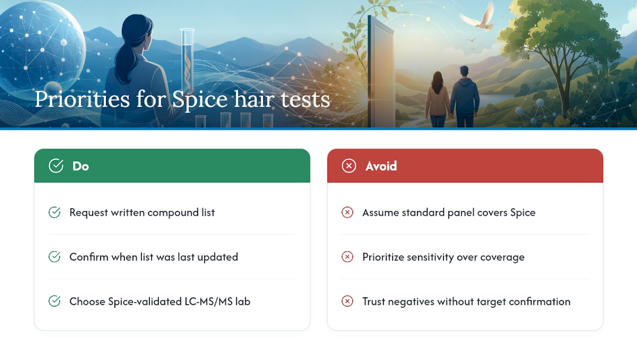 The Analytical Reality Behind Spice Testing — overview diagram