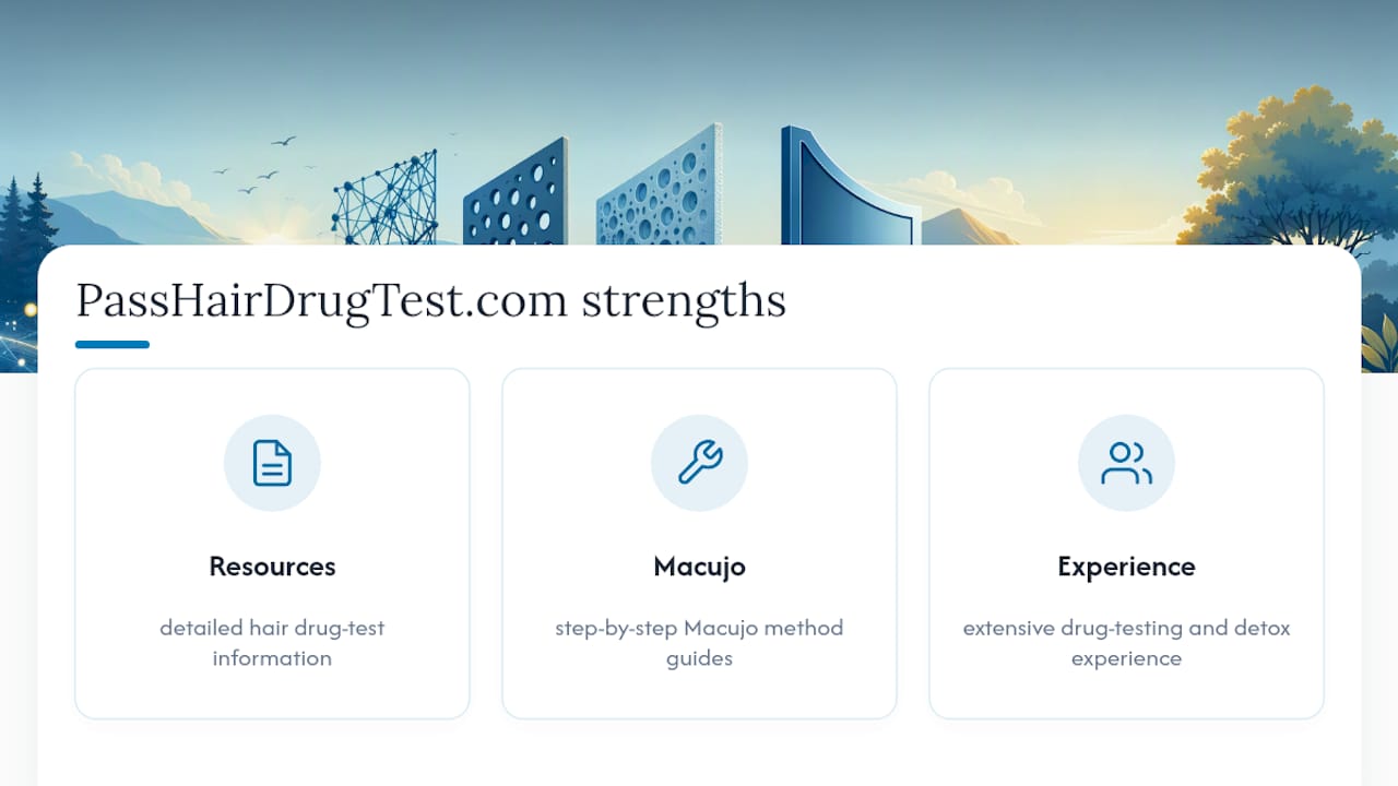 PassHairDrugTest.com's Take on Spice Testing — overview diagram
