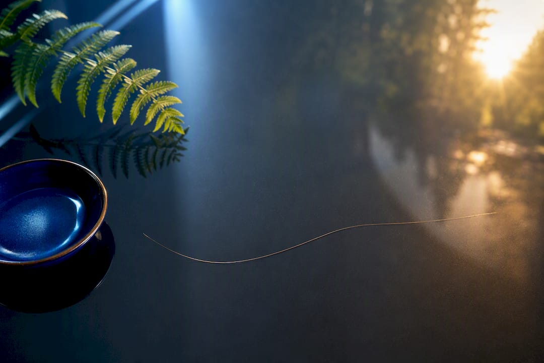 Hair strand representing a testing window
