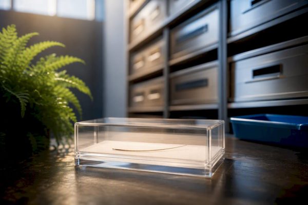 Hair specimen in forensic evidence archive