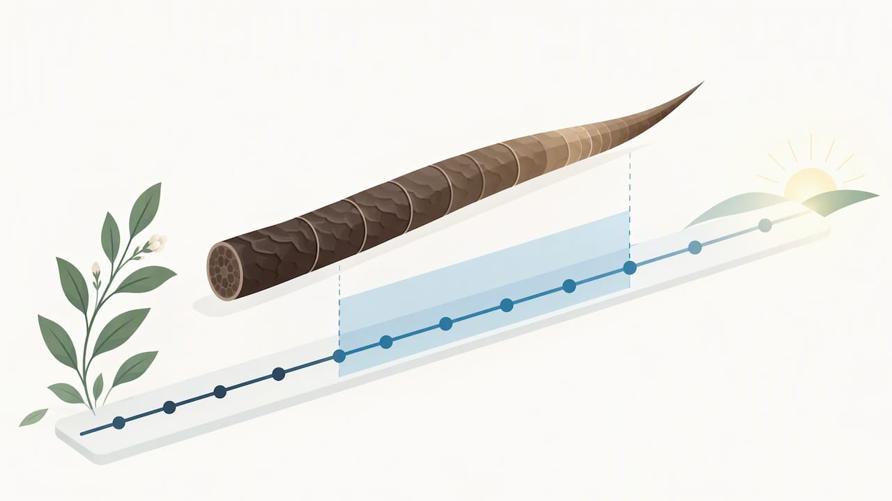 Illustration of hair test timing limits